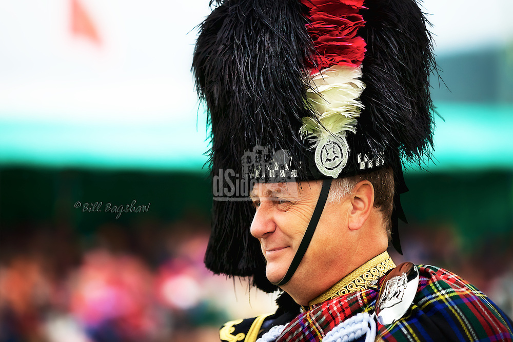 Drum Major Bill Barclay Aboyne Highland Games (Bill Bagshaw/M.Williams/COPYRIGHT)